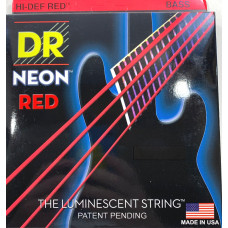 DR Bass Strings Neon Red NRB-40 40-100 Medium