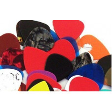 Pack of 25  Assorted Guitar Picks - 351 style
